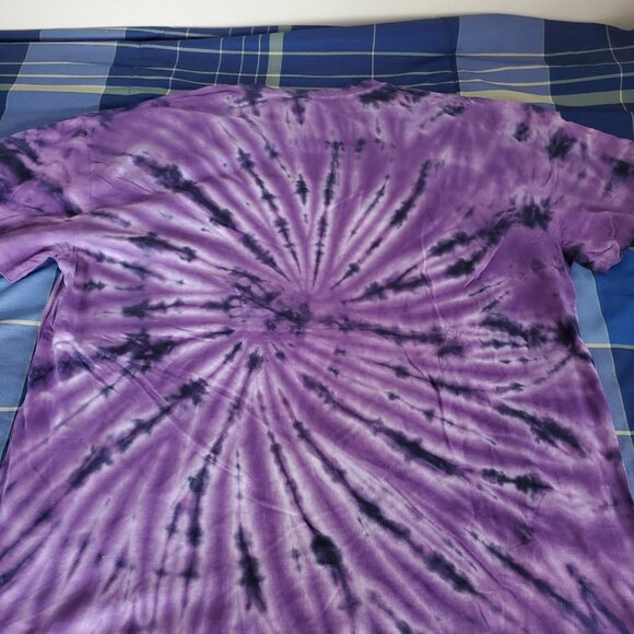 Brisco Brands Purple Swirl Tie Dye Shirt - Picture 6 of 6